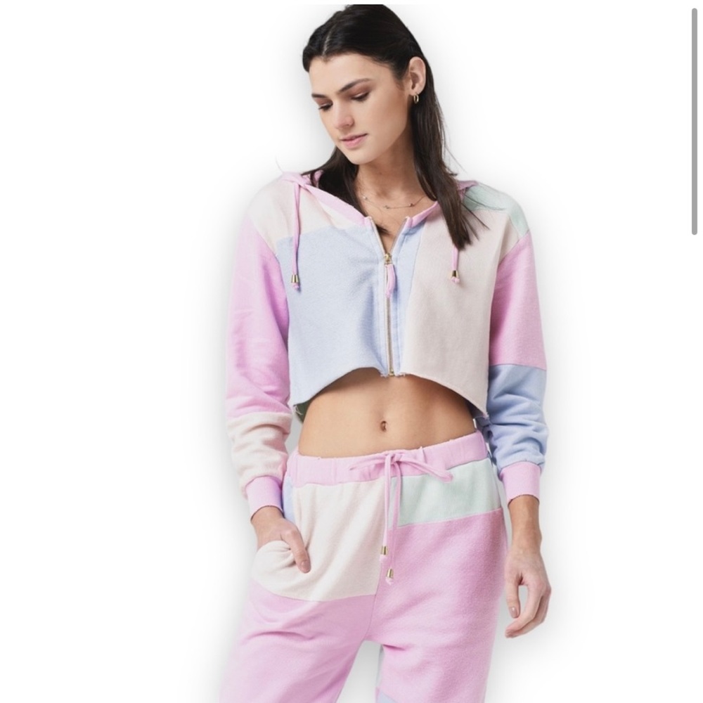 Love Shack Fancy tracksuit hoodie and joggers medium